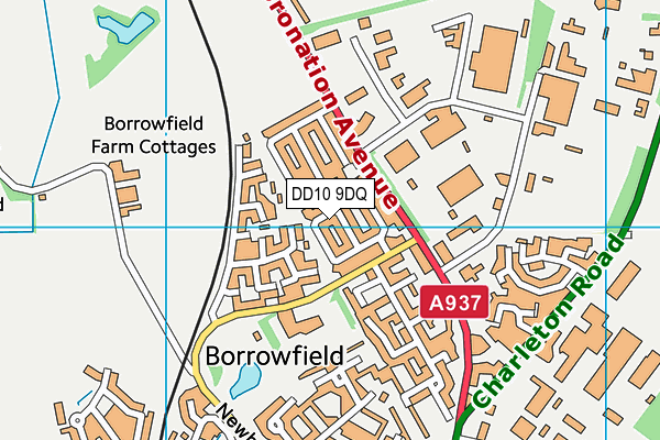 DD10 9DQ map - OS VectorMap District (Ordnance Survey) DD10 9DQ map - OS VectorMap District (Ordnance Survey)
