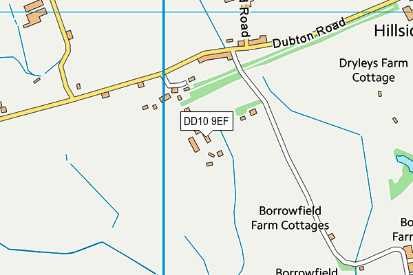 DD10 9EF map - OS VectorMap District (Ordnance Survey) DD10 9EF map - OS VectorMap District (Ordnance Survey)