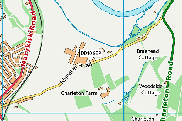 DD10 9EP map - OS VectorMap District (Ordnance Survey) DD10 9EP map - OS VectorMap District (Ordnance Survey)
