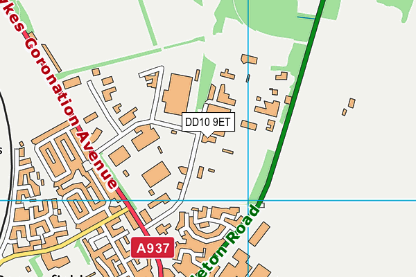 DD10 9ET map - OS VectorMap District (Ordnance Survey) DD10 9ET map - OS VectorMap District (Ordnance Survey)