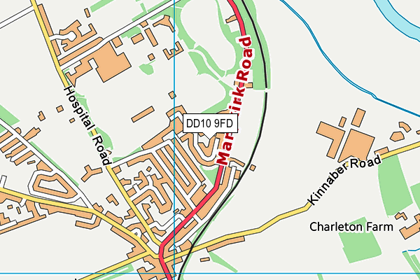 DD10 9FD map - OS VectorMap District (Ordnance Survey) DD10 9FD map - OS VectorMap District (Ordnance Survey)