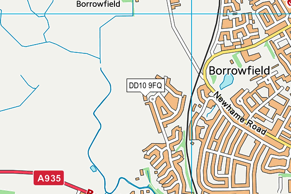 DD10 9FQ map - OS VectorMap District (Ordnance Survey) DD10 9FQ map - OS VectorMap District (Ordnance Survey)