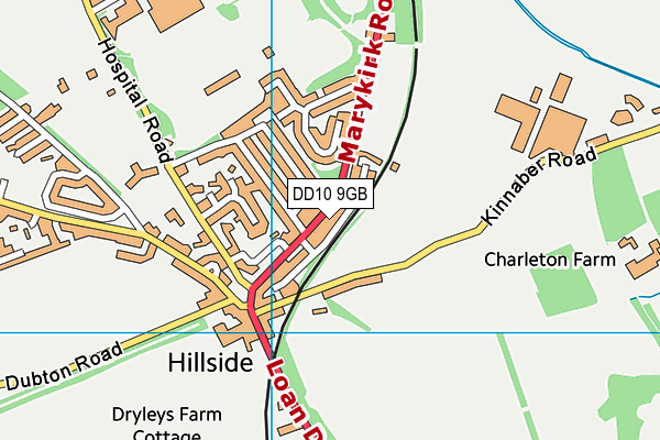 DD10 9GB map - OS VectorMap District (Ordnance Survey) DD10 9GB map - OS VectorMap District (Ordnance Survey)