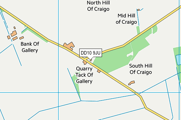 DD10 9JU map - OS VectorMap District (Ordnance Survey) DD10 9JU map - OS VectorMap District (Ordnance Survey)