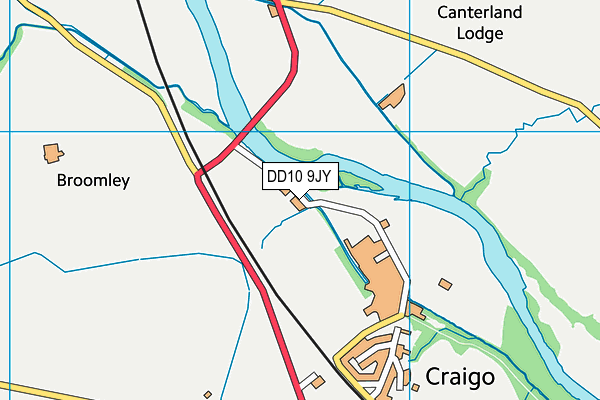 DD10 9JY map - OS VectorMap District (Ordnance Survey) DD10 9JY map - OS VectorMap District (Ordnance Survey)
