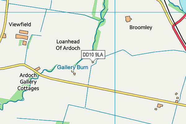 DD10 9LA map - OS VectorMap District (Ordnance Survey) DD10 9LA map - OS VectorMap District (Ordnance Survey)