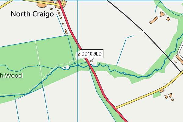 DD10 9LD map - OS VectorMap District (Ordnance Survey) DD10 9LD map - OS VectorMap District (Ordnance Survey)