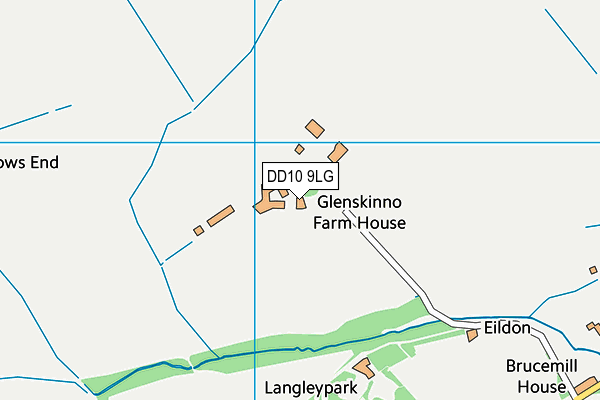 DD10 9LG map - OS VectorMap District (Ordnance Survey) DD10 9LG map - OS VectorMap District (Ordnance Survey)