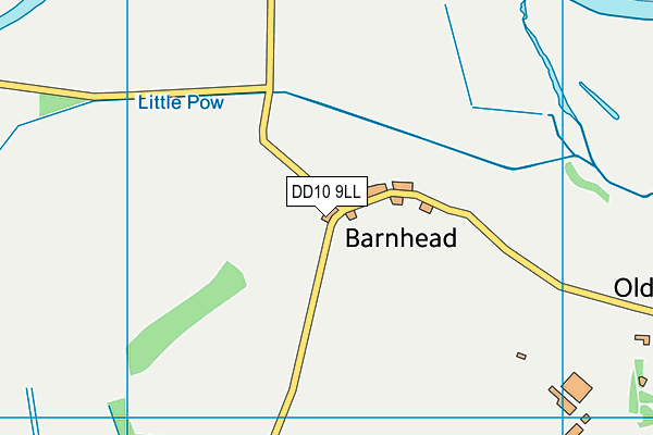 DD10 9LL map - OS VectorMap District (Ordnance Survey) DD10 9LL map - OS VectorMap District (Ordnance Survey)