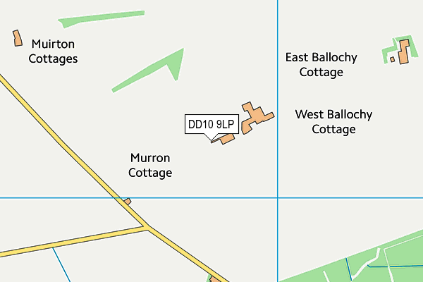 DD10 9LP map - OS VectorMap District (Ordnance Survey) DD10 9LP map - OS VectorMap District (Ordnance Survey)