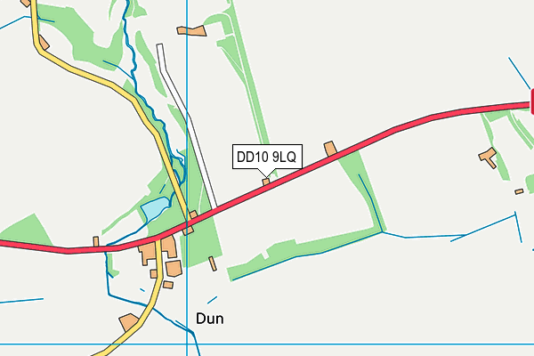 DD10 9LQ map - OS VectorMap District (Ordnance Survey) DD10 9LQ map - OS VectorMap District (Ordnance Survey)