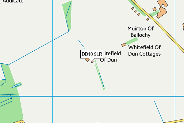 DD10 9LR map - OS VectorMap District (Ordnance Survey) DD10 9LR map - OS VectorMap District (Ordnance Survey)