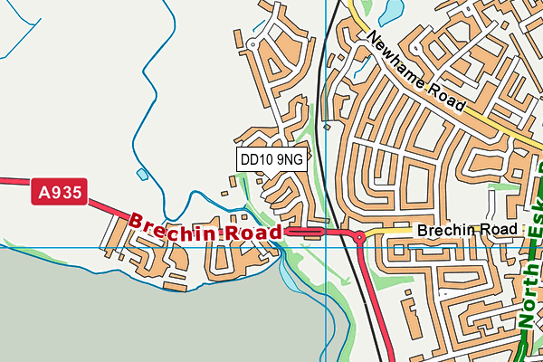 DD10 9NG map - OS VectorMap District (Ordnance Survey) DD10 9NG map - OS VectorMap District (Ordnance Survey)