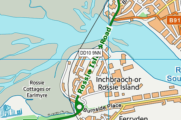 DD10 9NN map - OS VectorMap District (Ordnance Survey) DD10 9NN map - OS VectorMap District (Ordnance Survey)