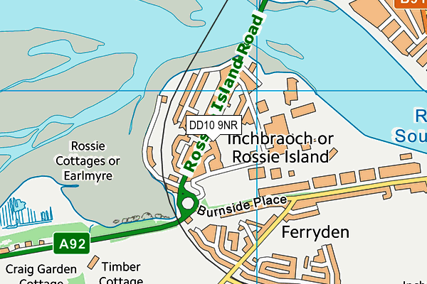 DD10 9NR map - OS VectorMap District (Ordnance Survey) DD10 9NR map - OS VectorMap District (Ordnance Survey)