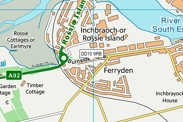 DD10 9RB map - OS VectorMap District (Ordnance Survey) DD10 9RB map - OS VectorMap District (Ordnance Survey)