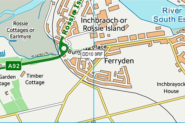 DD10 9RF map - OS VectorMap District (Ordnance Survey) DD10 9RF map - OS VectorMap District (Ordnance Survey)
