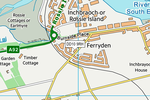 DD10 9RH map - OS VectorMap District (Ordnance Survey) DD10 9RH map - OS VectorMap District (Ordnance Survey)