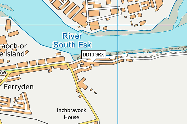 DD10 9RX map - OS VectorMap District (Ordnance Survey) DD10 9RX map - OS VectorMap District (Ordnance Survey)