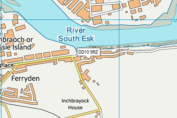 DD10 9RZ map - OS VectorMap District (Ordnance Survey) DD10 9RZ map - OS VectorMap District (Ordnance Survey)