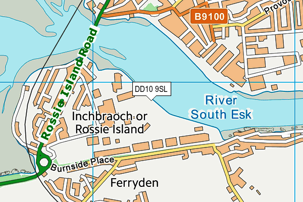 DD10 9SL map - OS VectorMap District (Ordnance Survey) DD10 9SL map - OS VectorMap District (Ordnance Survey)