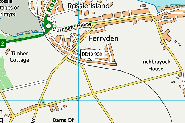 DD10 9SX map - OS VectorMap District (Ordnance Survey) DD10 9SX map - OS VectorMap District (Ordnance Survey)