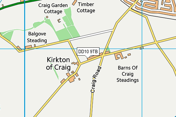 DD10 9TB map - OS VectorMap District (Ordnance Survey) DD10 9TB map - OS VectorMap District (Ordnance Survey)