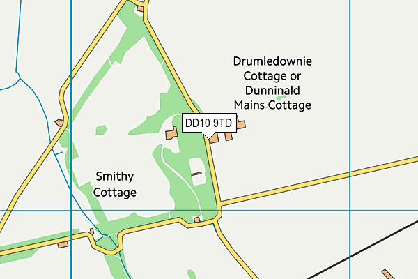 DD10 9TD map - OS VectorMap District (Ordnance Survey) DD10 9TD map - OS VectorMap District (Ordnance Survey)
