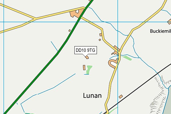 DD10 9TG map - OS VectorMap District (Ordnance Survey) DD10 9TG map - OS VectorMap District (Ordnance Survey)