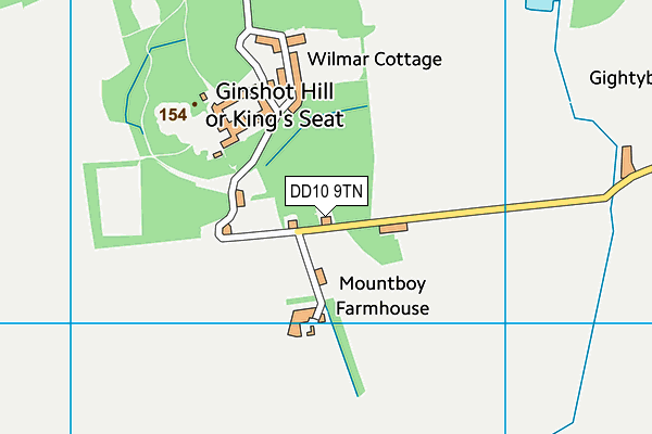 DD10 9TN map - OS VectorMap District (Ordnance Survey) DD10 9TN map - OS VectorMap District (Ordnance Survey)