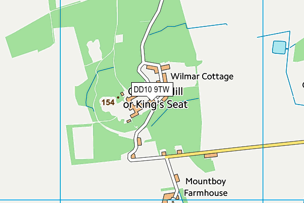 DD10 9TW map - OS VectorMap District (Ordnance Survey) DD10 9TW map - OS VectorMap District (Ordnance Survey)