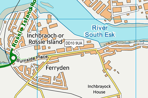 DD10 9UA map - OS VectorMap District (Ordnance Survey) DD10 9UA map - OS VectorMap District (Ordnance Survey)