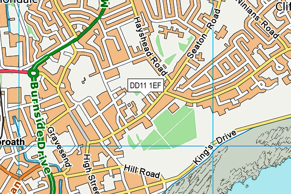 DD11 1EF map - OS VectorMap District (Ordnance Survey) DD11 1EF map - OS VectorMap District (Ordnance Survey)