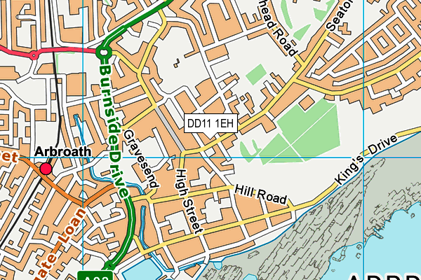 DD11 1EH map - OS VectorMap District (Ordnance Survey) DD11 1EH map - OS VectorMap District (Ordnance Survey)