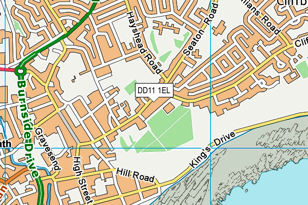 DD11 1EL map - OS VectorMap District (Ordnance Survey) DD11 1EL map - OS VectorMap District (Ordnance Survey)