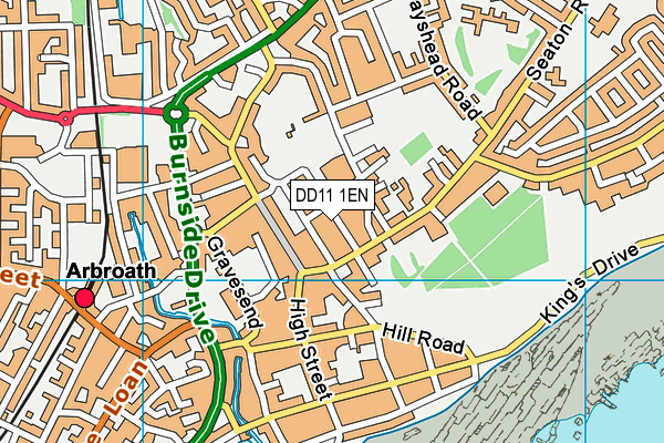 DD11 1EN map - OS VectorMap District (Ordnance Survey) DD11 1EN map - OS VectorMap District (Ordnance Survey)