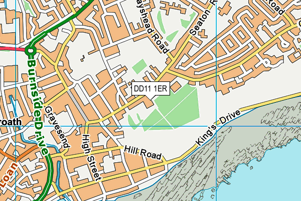 DD11 1ER map - OS VectorMap District (Ordnance Survey) DD11 1ER map - OS VectorMap District (Ordnance Survey)