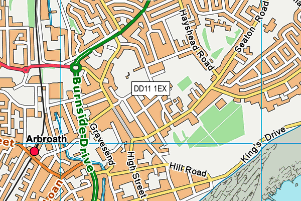 DD11 1EX map - OS VectorMap District (Ordnance Survey) DD11 1EX map - OS VectorMap District (Ordnance Survey)