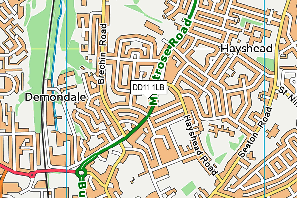 DD11 1LB map - OS VectorMap District (Ordnance Survey) DD11 1LB map - OS VectorMap District (Ordnance Survey)