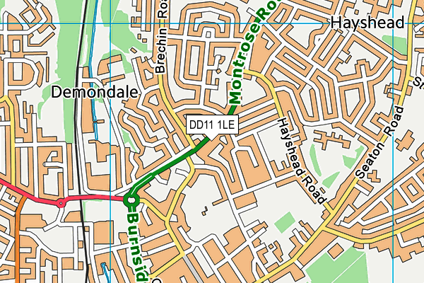 DD11 1LE map - OS VectorMap District (Ordnance Survey) DD11 1LE map - OS VectorMap District (Ordnance Survey)