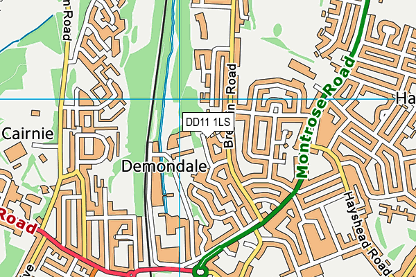 DD11 1LS map - OS VectorMap District (Ordnance Survey) DD11 1LS map - OS VectorMap District (Ordnance Survey)