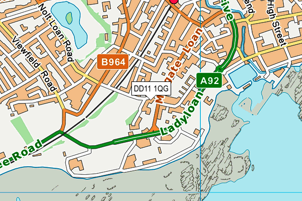 DD11 1QG map - OS VectorMap District (Ordnance Survey) DD11 1QG map - OS VectorMap District (Ordnance Survey)