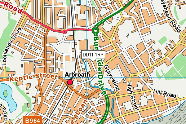 DD11 1RP map - OS VectorMap District (Ordnance Survey) DD11 1RP map - OS VectorMap District (Ordnance Survey)