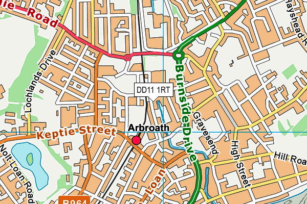 DD11 1RT map - OS VectorMap District (Ordnance Survey) DD11 1RT map - OS VectorMap District (Ordnance Survey)