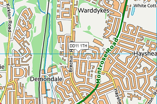 DD11 1TH map - OS VectorMap District (Ordnance Survey) DD11 1TH map - OS VectorMap District (Ordnance Survey)