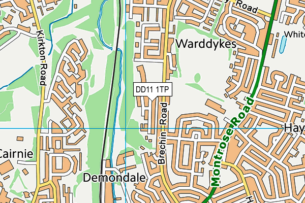DD11 1TP map - OS VectorMap District (Ordnance Survey) DD11 1TP map - OS VectorMap District (Ordnance Survey)