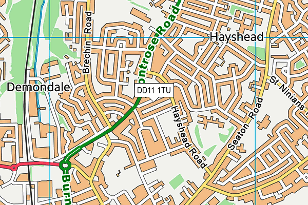 DD11 1TU map - OS VectorMap District (Ordnance Survey) DD11 1TU map - OS VectorMap District (Ordnance Survey)