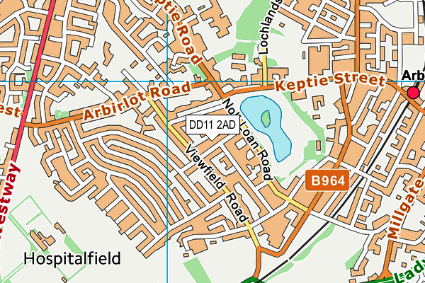 DD11 2AD map - OS VectorMap District (Ordnance Survey) DD11 2AD map - OS VectorMap District (Ordnance Survey)