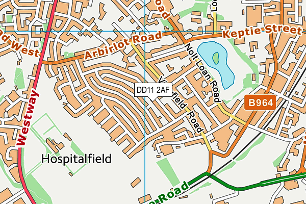 DD11 2AF map - OS VectorMap District (Ordnance Survey) DD11 2AF map - OS VectorMap District (Ordnance Survey)