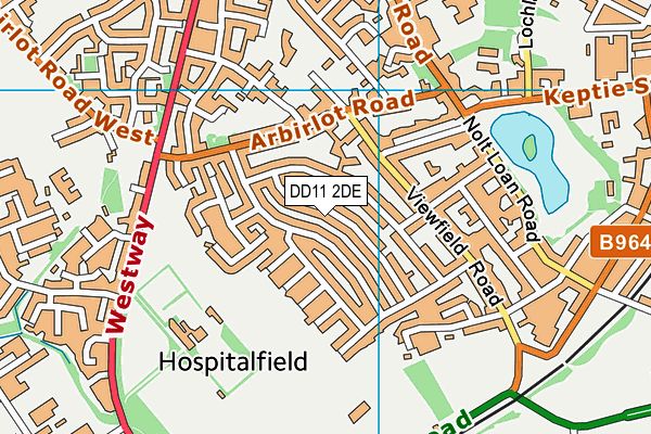 DD11 2DE map - OS VectorMap District (Ordnance Survey) DD11 2DE map - OS VectorMap District (Ordnance Survey)